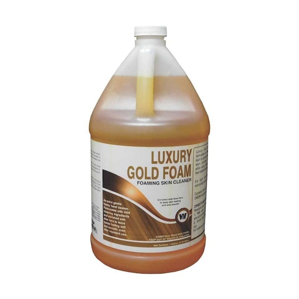 Warsaw Chemical Luxury Gold Foaming Skin Cleaner, Clean, 1-Gallon, 4PK 61327-0000004 - main